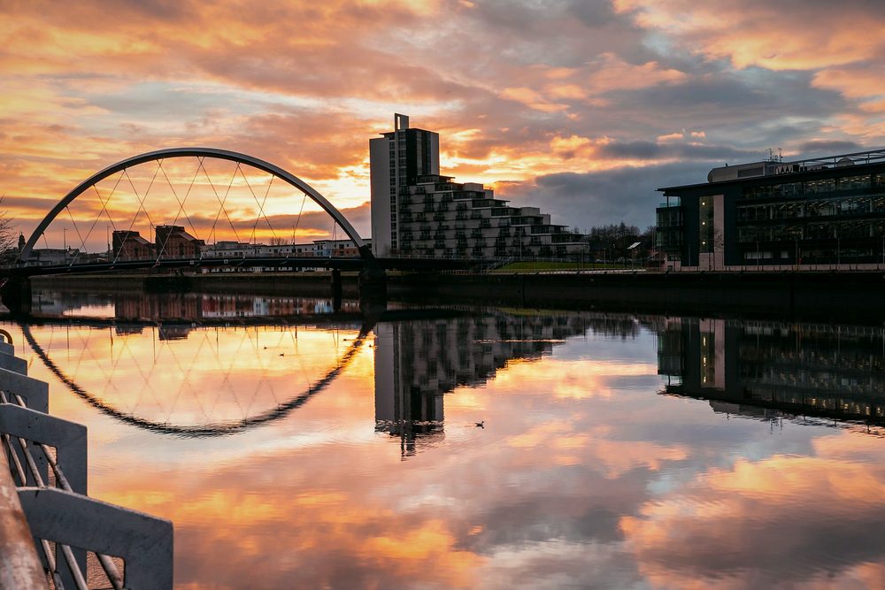 Glasgow i most Clyde Arc