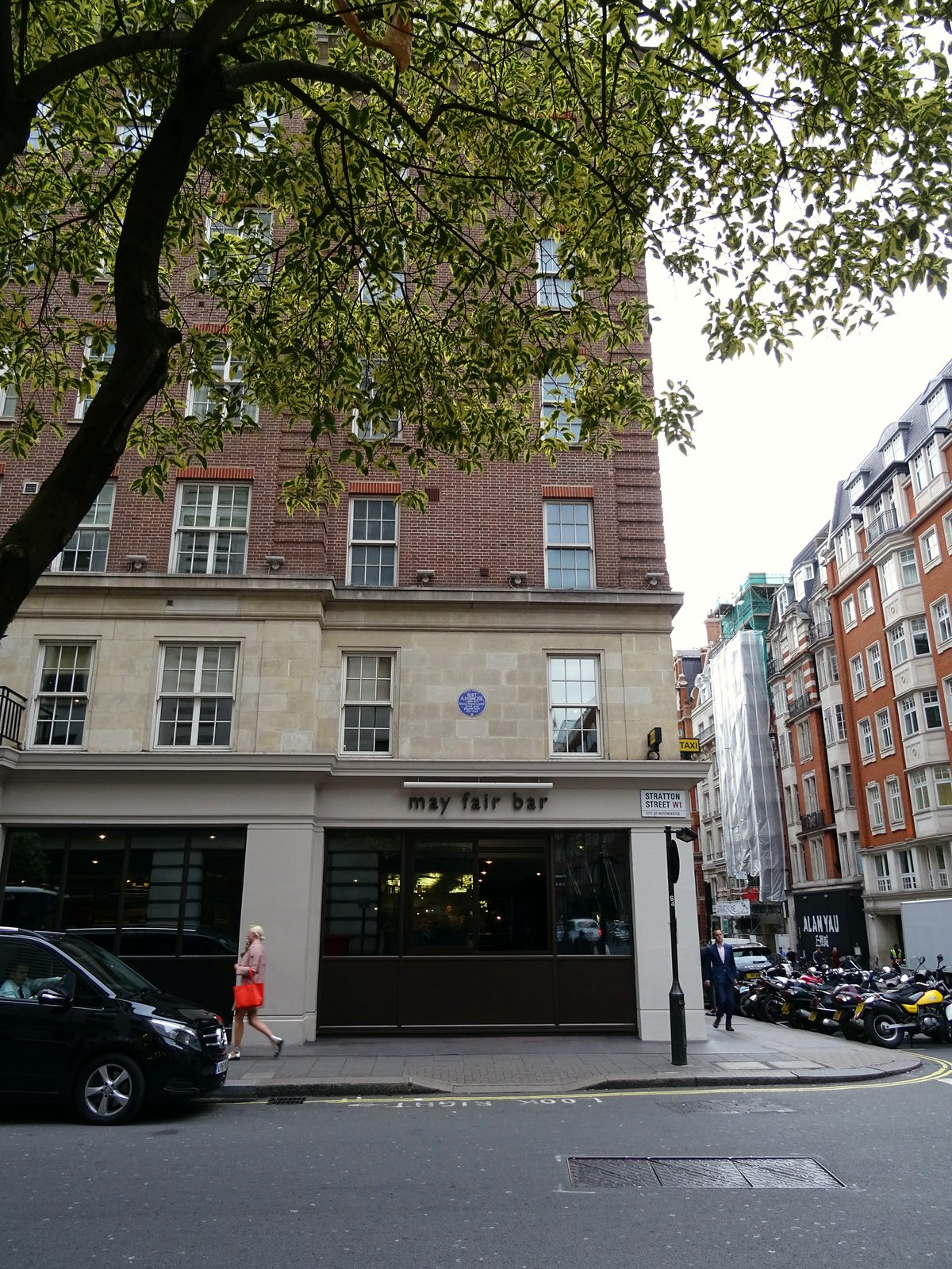 The May Fair Hotel, Stratton Street frontage