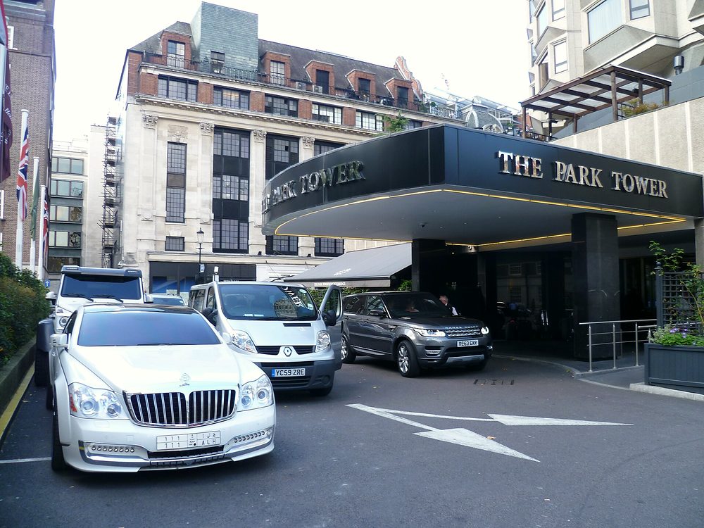 Hotel entrance of The Park Tower Knightsbridge